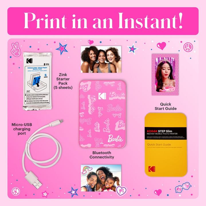 Produktbild Kodak Step Printer Slim Barbie Printer 2 (1003296734) (Farbe)