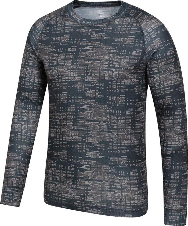 Actual product image Mountain Warehouse Mens Talus Printed Long-Sleeved Thermal Top (L)