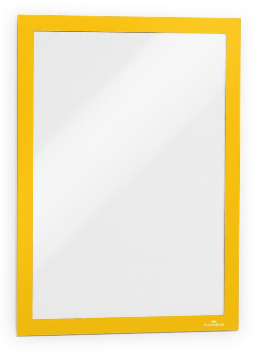 Actual product image Durable 2 magnetic frames self-adhesive DURAFRAME® yellow