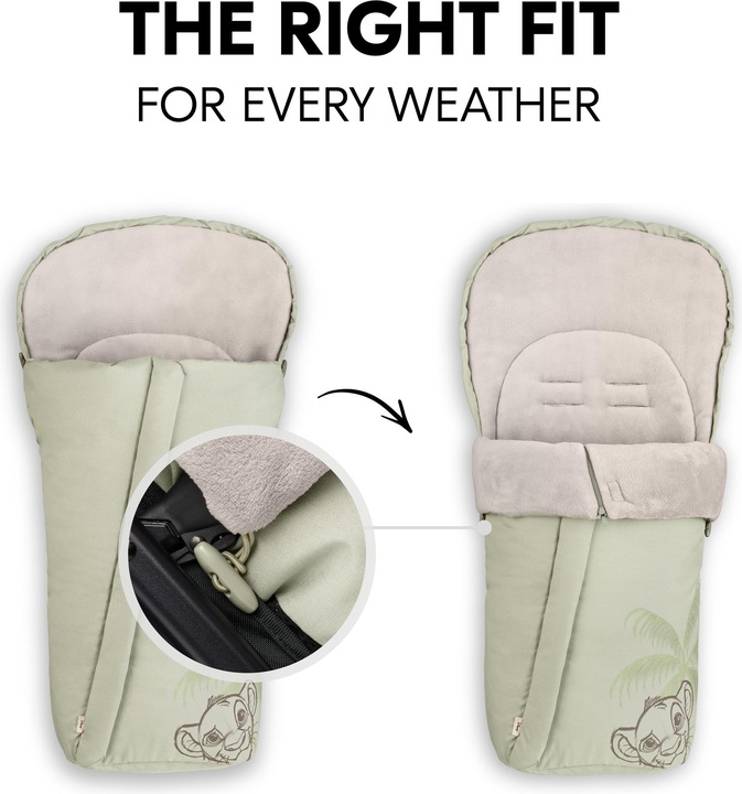 Produktbild Hauck Pushchair Footmuff Simba Olive