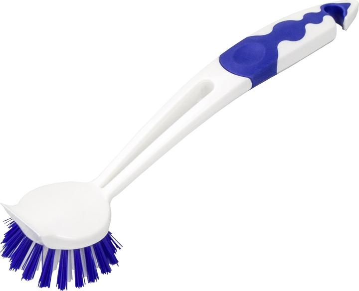 Productafbeelding Bümag Spoelborstel Yoyo in blauw en wit, nylon haren, 24 cm, rond (1 Pcs.)