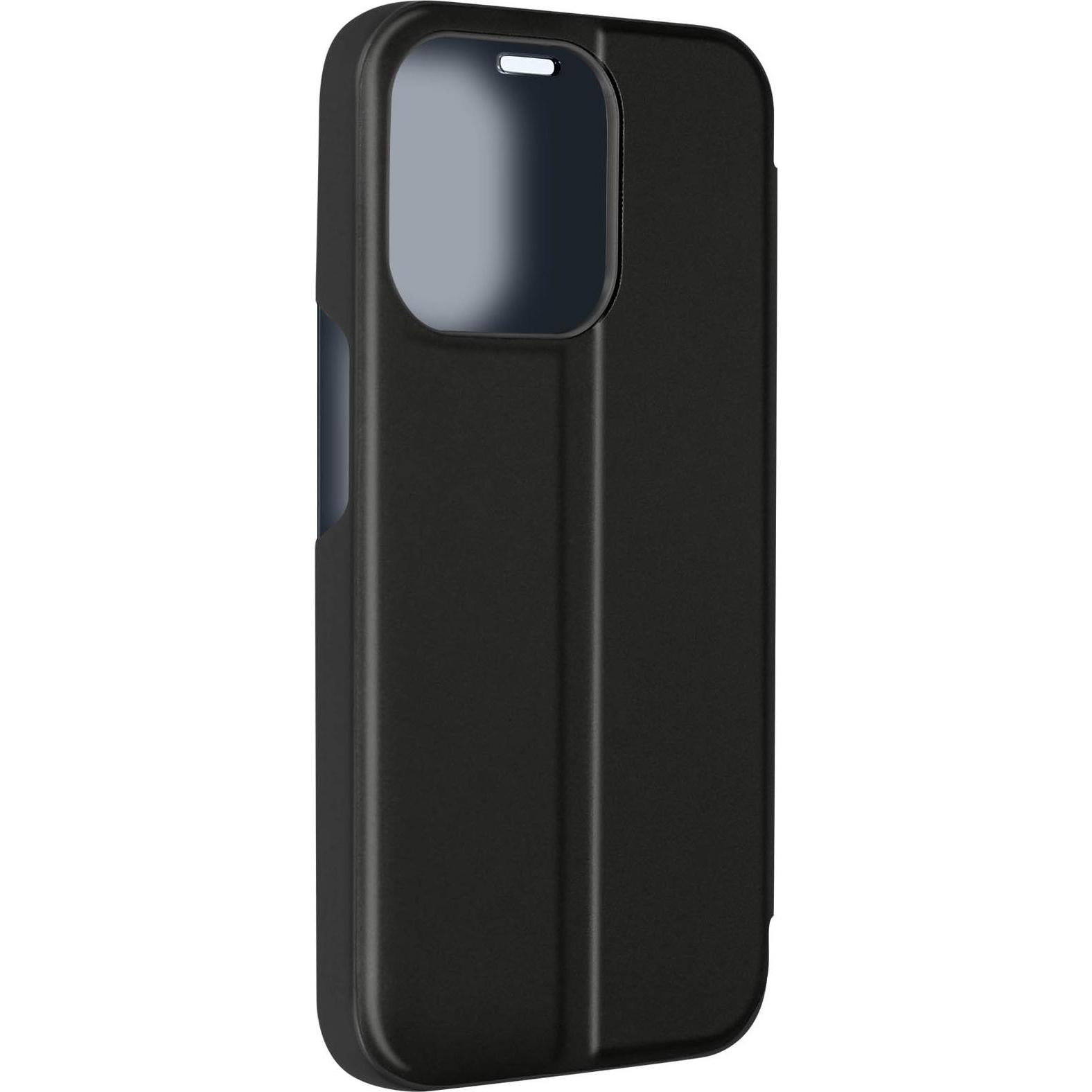 Thumbnail - Avizar Clear View Standing Cover Series (Apple iPhone 15 Pro Max), Smartphone Hülle, Schwarz