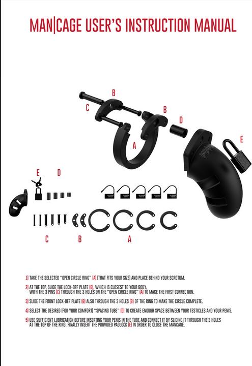 Actual product image ManCage Model 20