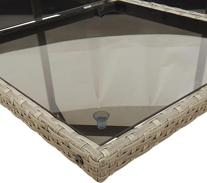 Immagine prodotto vidaXL Mobili da giardino set da pranzo set da giardino gruppo di sedute 13 pezzi in poly rattan grigio (330 cm)