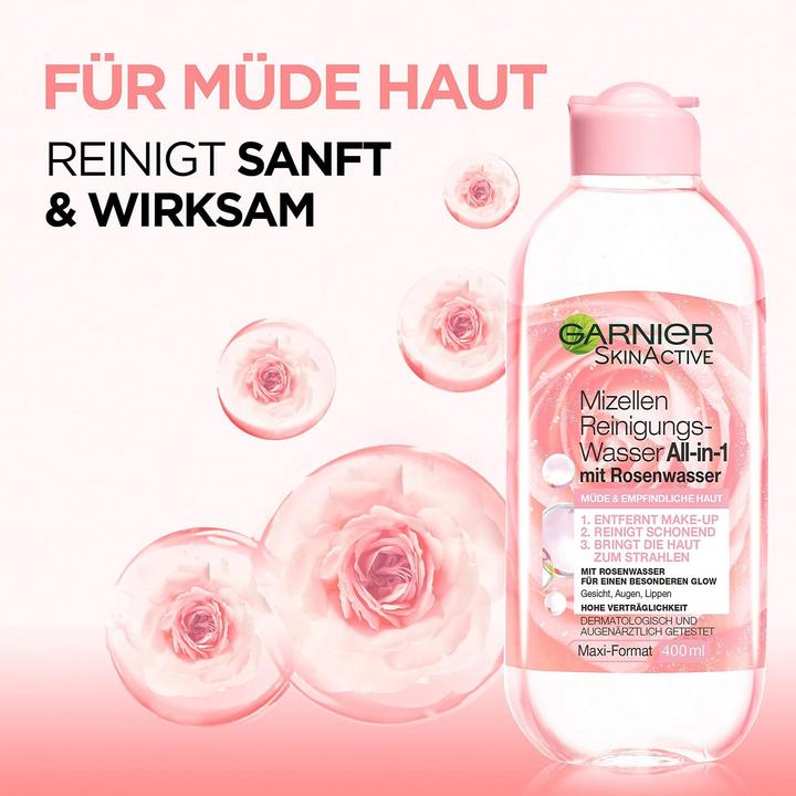 Actual product image Garnier Micelles Ge.Wa. Rose (Micelle water, 400 ml)