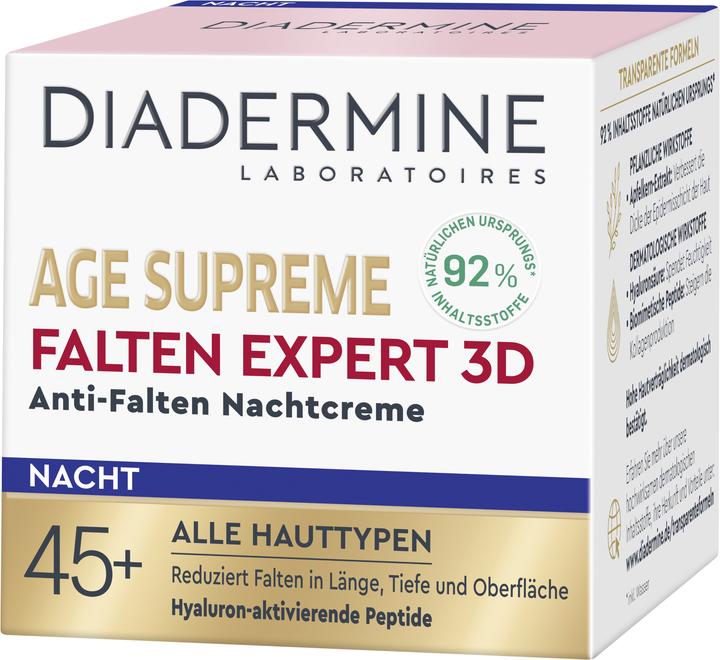 Actual product image Diadermine Age Supreme Wrinkle Expert 3D Anti-Wrinkle Night Cream (50 ml, Night cream)