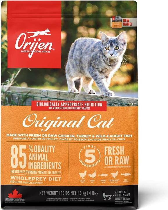 Orijen Original Cat (Adult, Junior, Welpe + Kitten, 1 Stk., 1800 g)