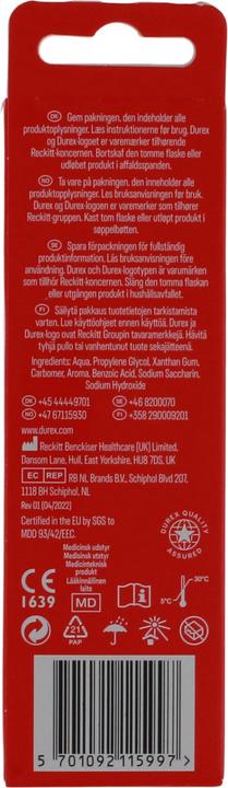 Actual product image Durex Strawberry Lube (50 ml)