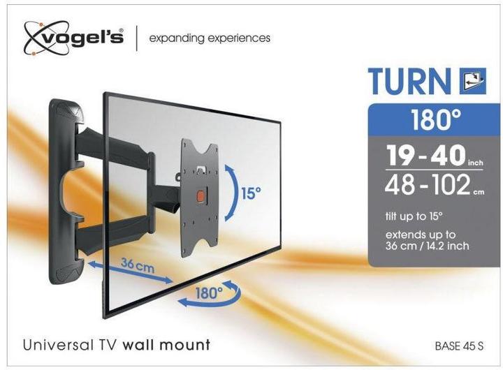 Actual product image Vogels Base 45 S (Wall, 43", 20 kg)