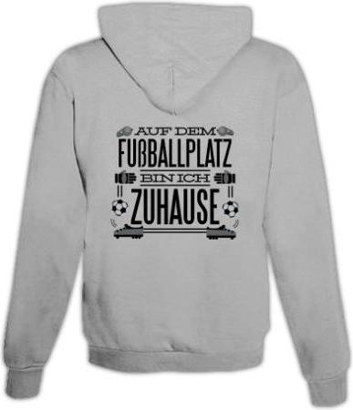 Image du produit Schwesternuhr Sweat à capuche terrain de foot unisexe (M)