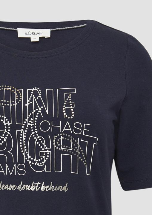 Immagine prodotto S.Oliver T-Shirt Jersey-T-Shirt im Slim Fit mit Frontprint (40)