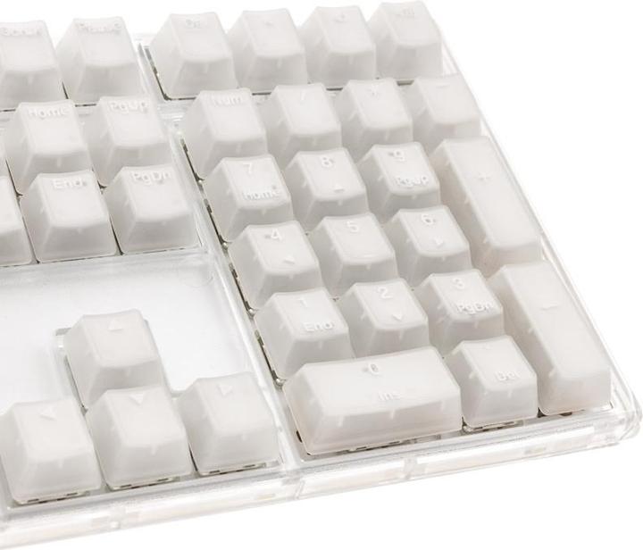 Immagine prodotto Ducky Tastiera da gioco One 3 Aura White, LED RGB - MX-Blue (US) (USA, Cablato)