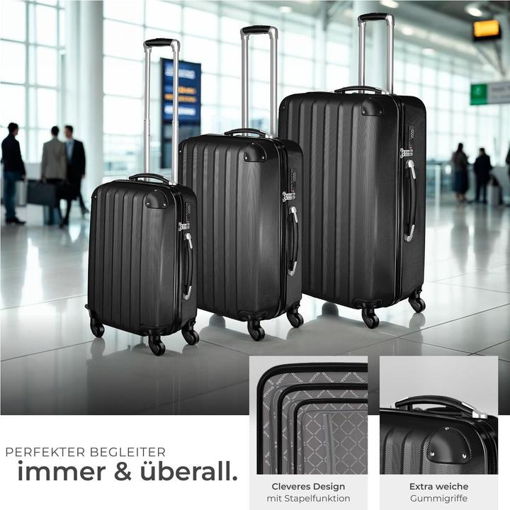 Produktbild tectake Hartschalenkofferset (95 l)