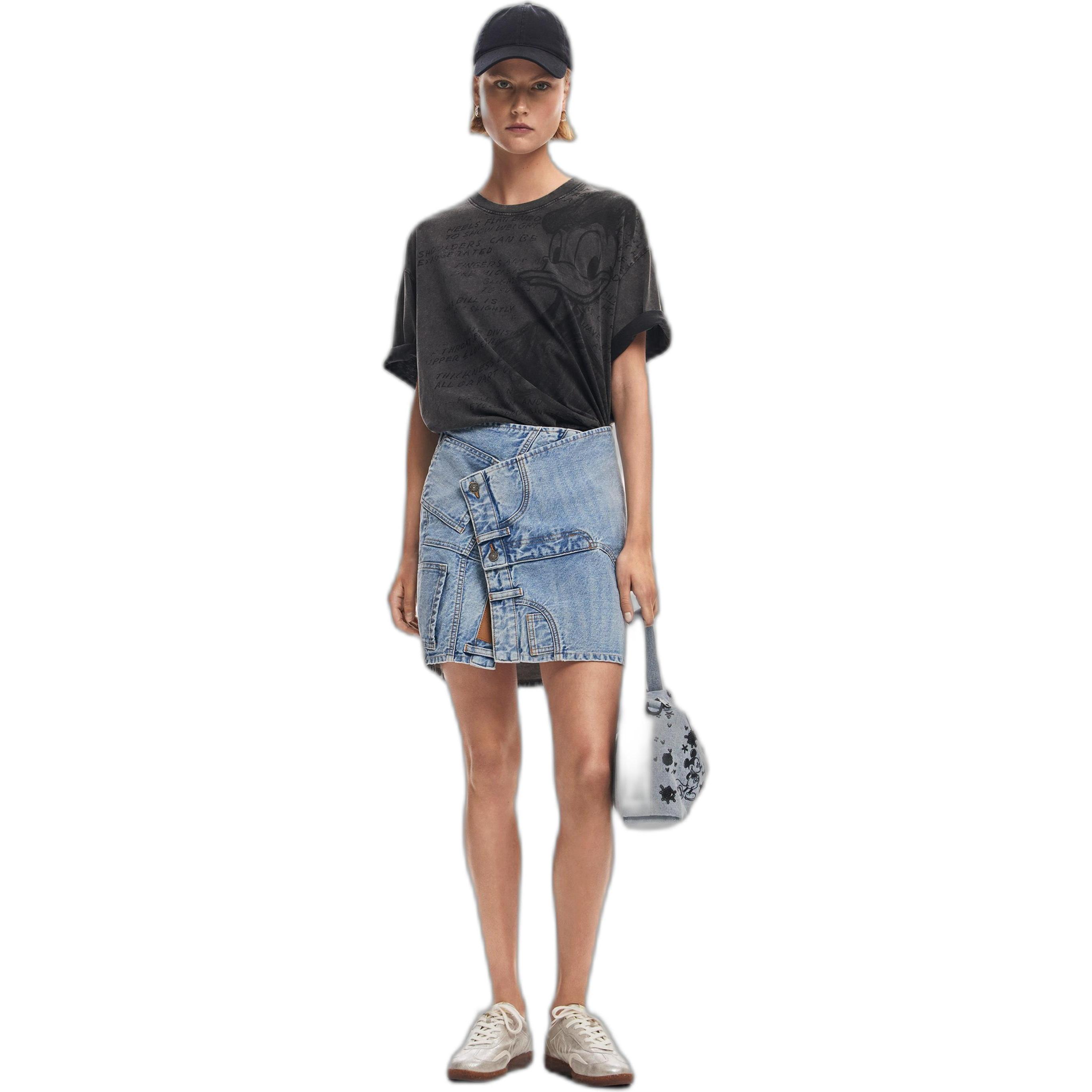 Thumbnail - Desigual, Damen, Shirt, Donald, Grau, (M)