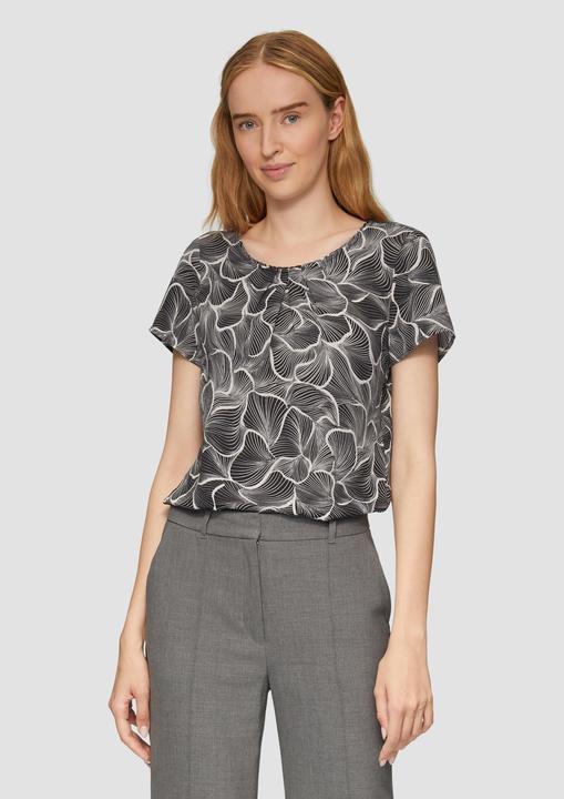 Immagine prodotto s.Oliver Bluse Fein gemusterte Bluse mit Raffungen (32)