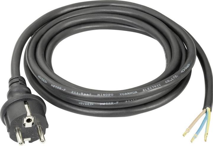 Produktbild Sygonix SY-5045576 Strom Anschlusskabel Schwarz 3.00 m (3 m)
