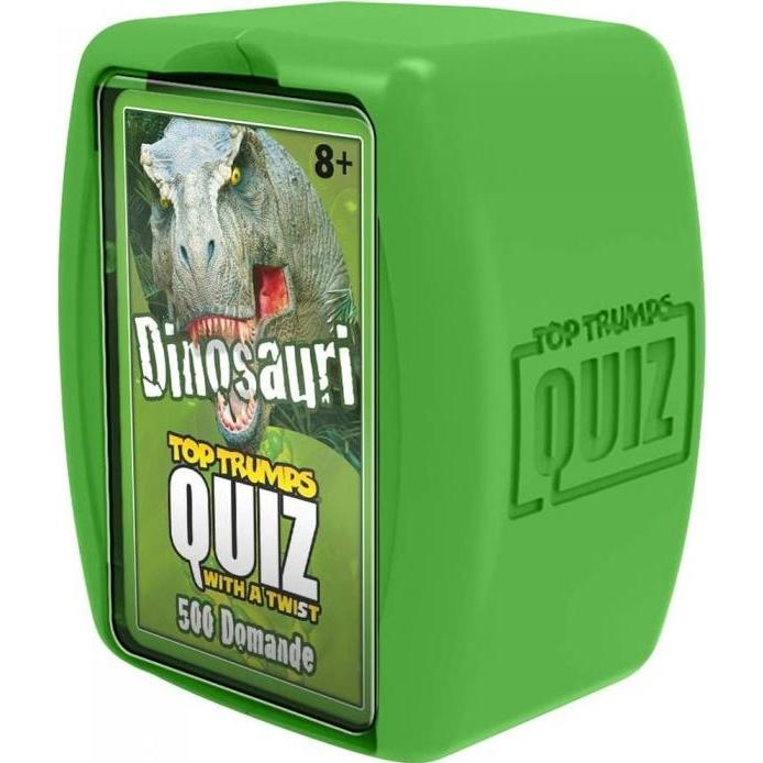 Winning Moves 34128 TOP TRUMPS QUIZ - DINOSAURI (Englisch, Italienisch)
