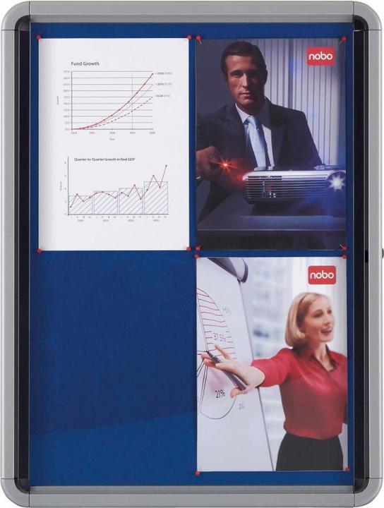 Immagine prodotto Nobo Vetrina Premium Plus Feltro per interni (Bacheca, 53.20 x 69.20 cm)