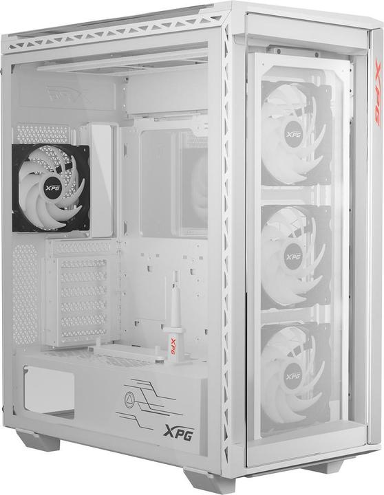 Actual product image XPG Go Battlecruiser II Midi Tower white retail (ATX, Mini-ITX, mATX)