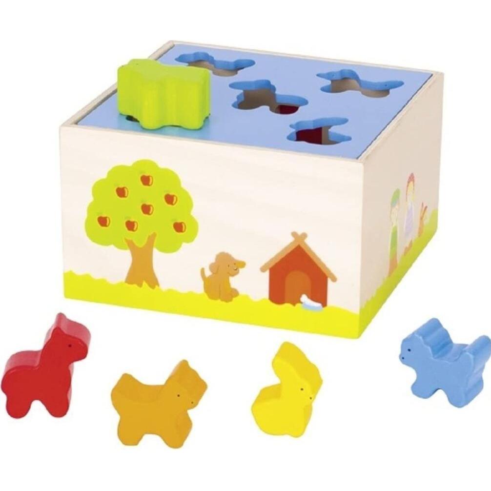 Thumbnail - Goki Sort box Bauernhoftiere