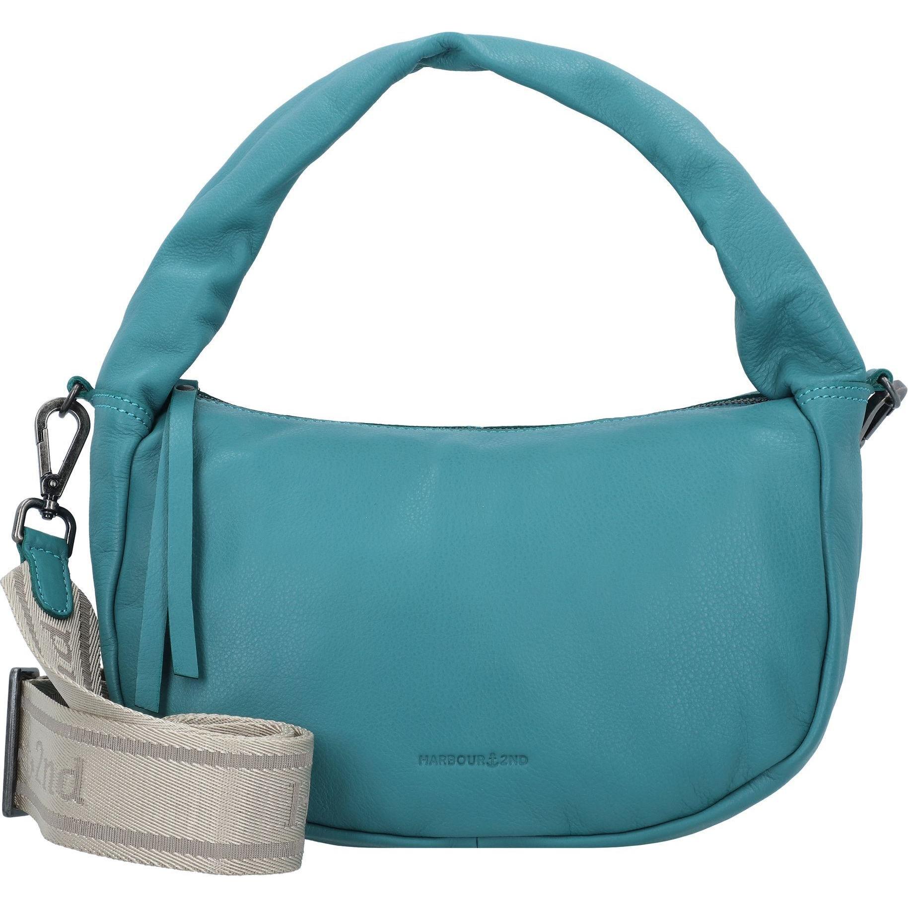 Harbour 2nd, Handtasche, Just Pure Handtasche Leder 29 cm, Blau
