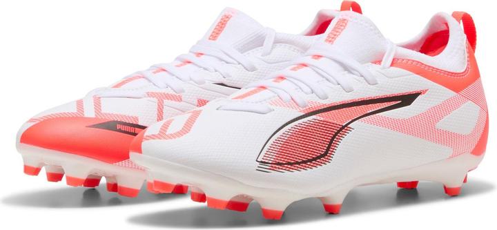 PUMA White-PUMA Black-Glowing Red
