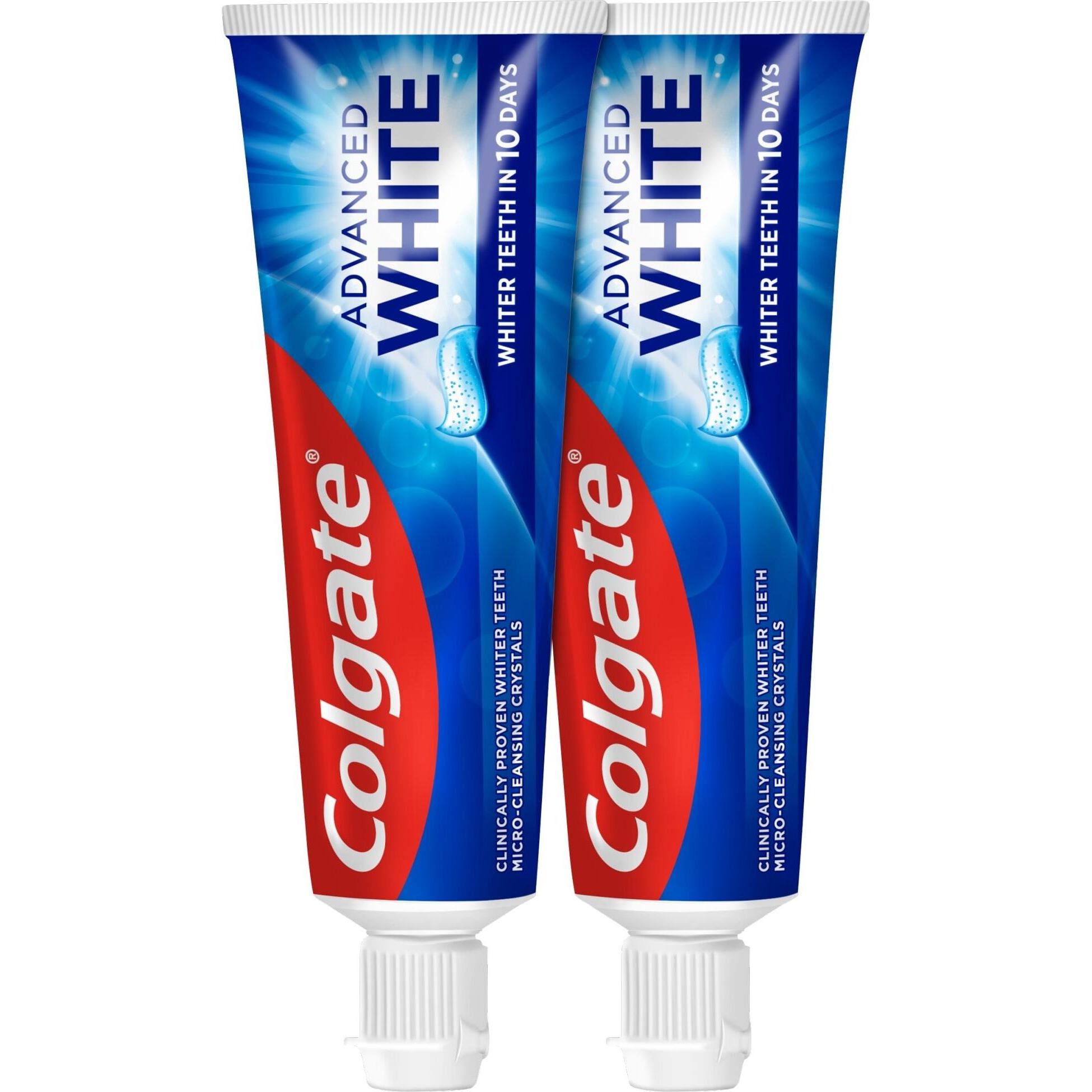 Colgate Advanced White Whitening Anti-Flecken Zahnpasta 2x75 ml (75 ml) (49990982)