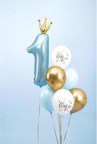 Produktbild Partydeco Ballons zum 1. Geburtstag "One (50 x)