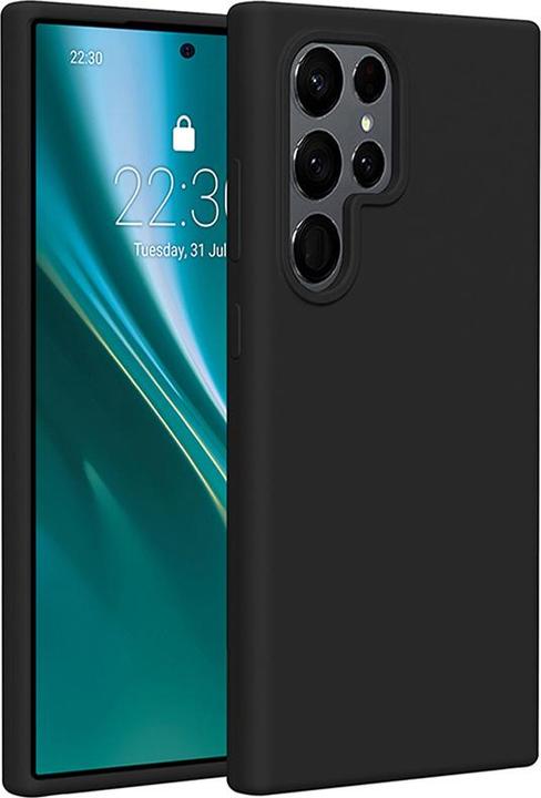 Produktbild Etteri Silikonhülle für Samsung Galaxy S24 Ultra schwarz (Samsung Galaxy S24 Ultra)