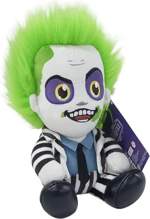 Kidrobot Beetlejuice Phunny plush figure Beetlejuice Sitting with Striped Outfit 18 cm (18 cm)