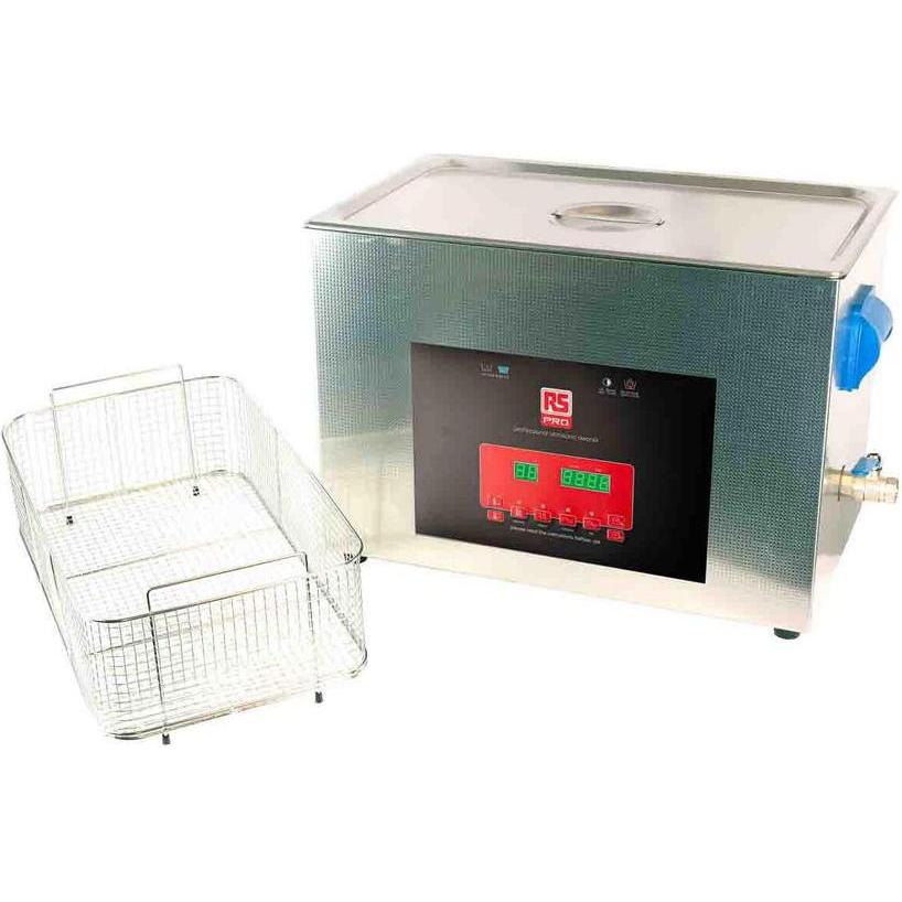 RS PRO Pulitore a Ultrasuoni 27L - Potenza 500W