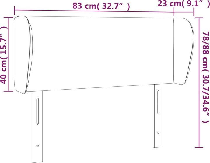 Image du produit vidaXL Kopfteil (93 x 23 x 128 cm)