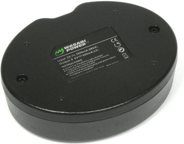 Immagine prodotto Wasabi Power 2 batterie FW50 e doppio caricatore (Caricabatterie per fotocamere)