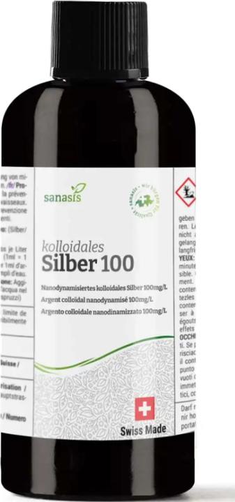 Image du produit Sanasis Kolloidales Silber 100 ppm (100ml) (Mousse nettoyante, 100 ml)