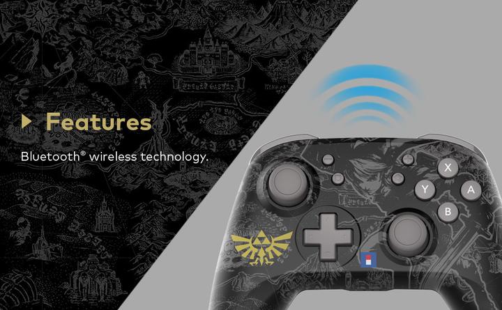 Actual product image HORI Wireless Horipad - The Legend of Zelda (Switch)
