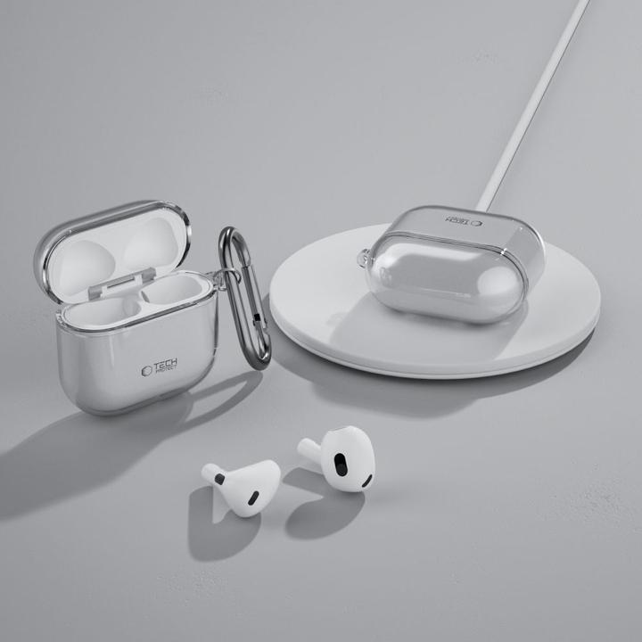 Actual product image Tech-Protect AIRPODS 4 ASH FLEXAIR Case (Headphone bag)