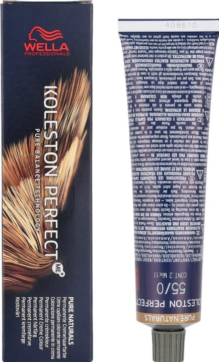 Actual product image Wella Koleston Pure Naturals (55/0 light brown intensive-natural)