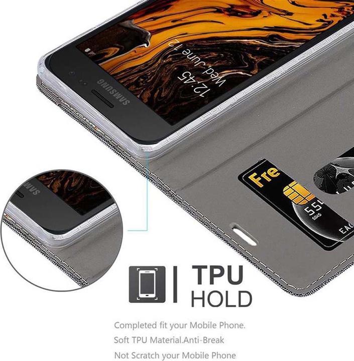 Produktbild Cadorabo Book Jeans Optik Cover (Samsung Galaxy Xcover 4)