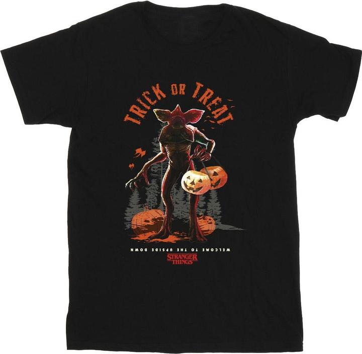 Produktbild Netflix Stranger Things Trick Or Treat Demagorgon TShirt Mädchen (152, 158)