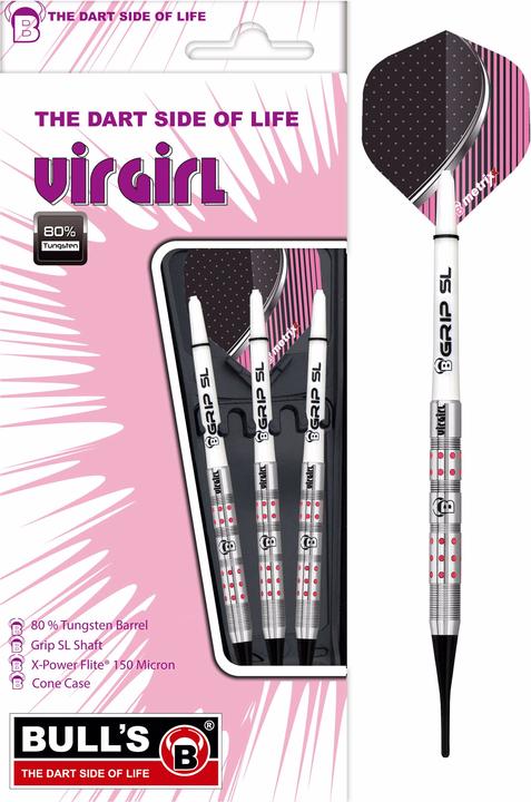 Image du produit Bull's Virgirl VR1 fléchettes souples (18 g)