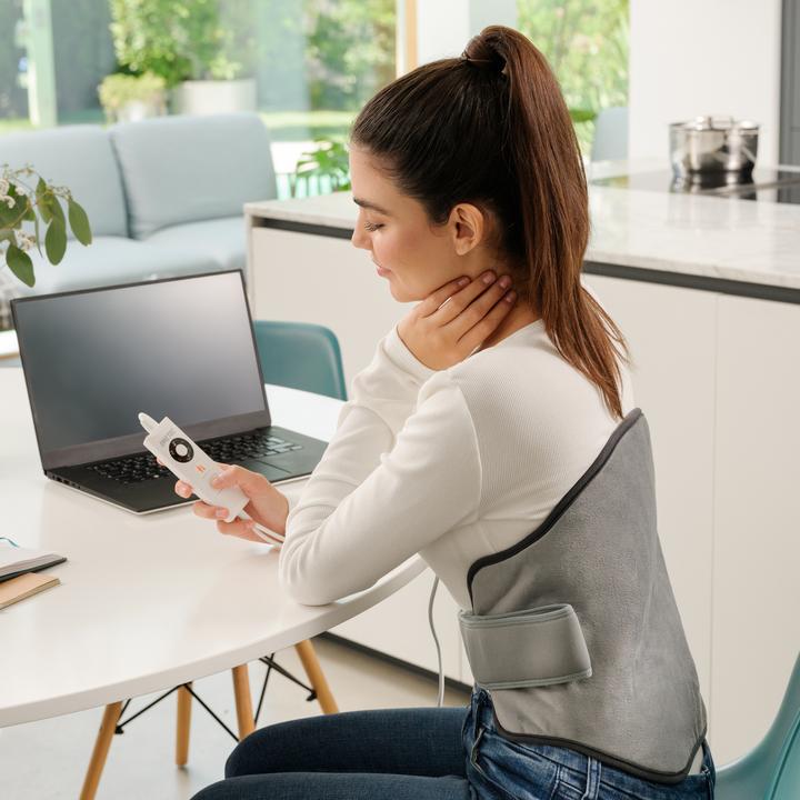 Actual product image Imetec Intellisense Lumbar, thermal lumbar cushion with elastic band, Rapido