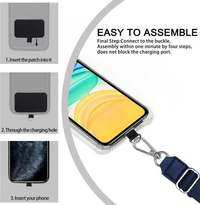 Produktbild PhoneLook Universal Halsband Adapter für Smartphone-Hüllen, Schlüsselanhänger, Kameras und mehr