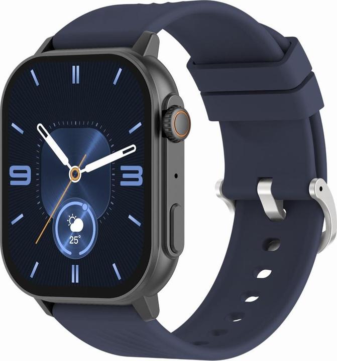 Image du produit Gravity GT15-12 Damen-Smartwatch, marineblaues Silikonarmband + schwarzes Armband (46 mm)