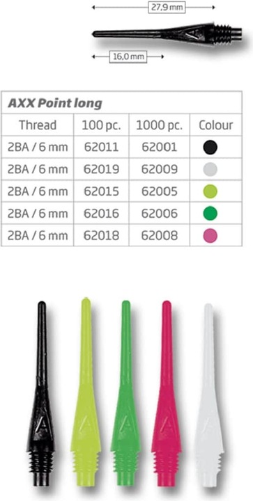 Produktbild Bull's AXX Soft Tips Short 6mm(2BA)