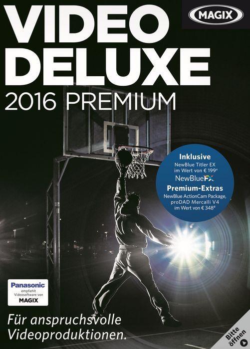 Magix Video Deluxe 2016 Premium (1 User, unbegrenzt)