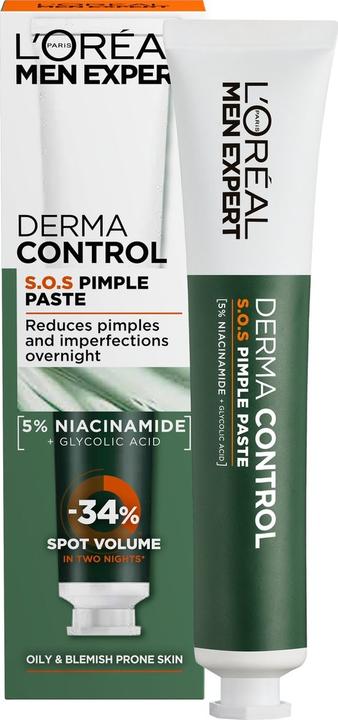 L'Oréal Paris L'Oreal Paris Men Expert Derma Control S.O.S. Pimple Paste - Acne Treatment (45 ml)