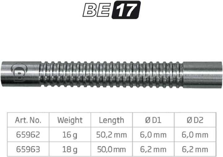 Actual product image Bull's BE-17 Soft Dart Barrel