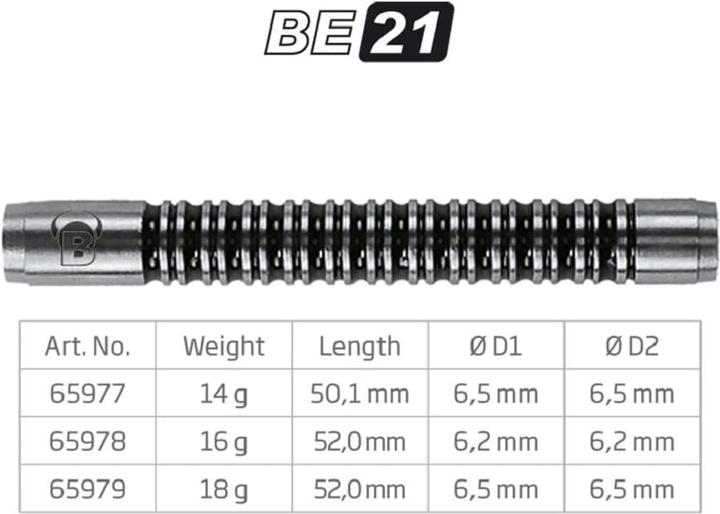 Actual product image Bull's BE-21 Soft Dart Barrel