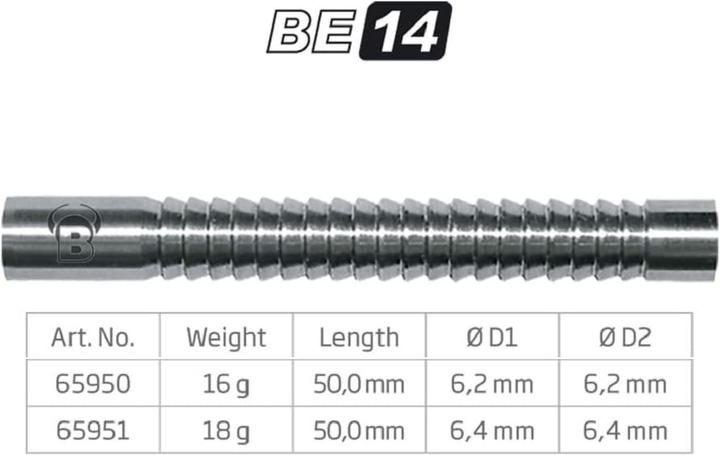 Produktbild Bull's BE-14 Soft Dart Barrel