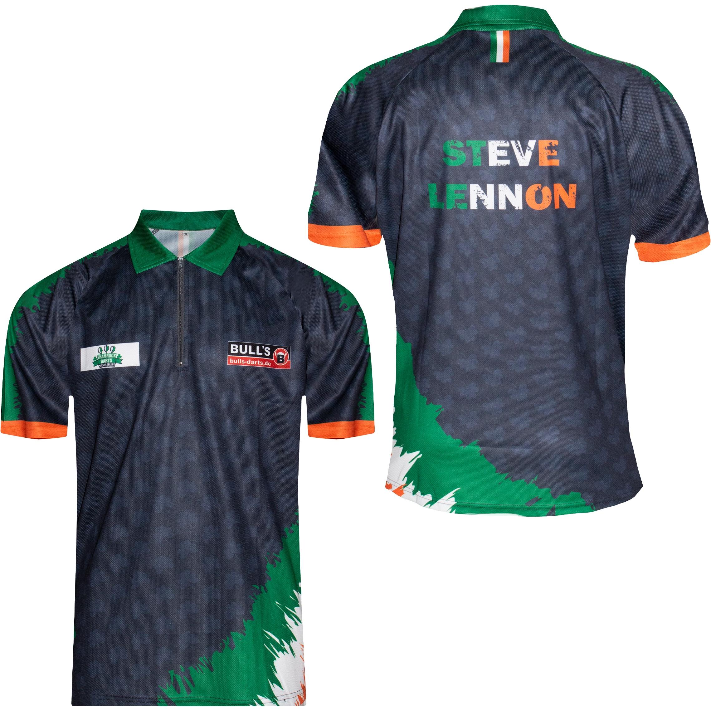 Bull's, Sportshirt, Dart-Shirt Steve Lennon 2020 Edition (S, M, L, XL, XXL, 3XL), Mehrfarbig, L, XXL, 3XL, S, M, XL